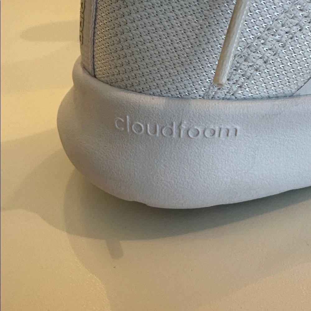 New Adidas White Cloudfoam Women’s Athletic Sneakers. Size 8.5. - Picture 6 of 8